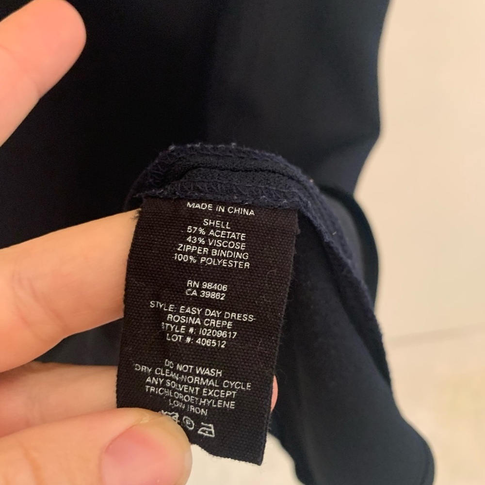 Theory Black Collared Mini Dress - Picture 6 of 6